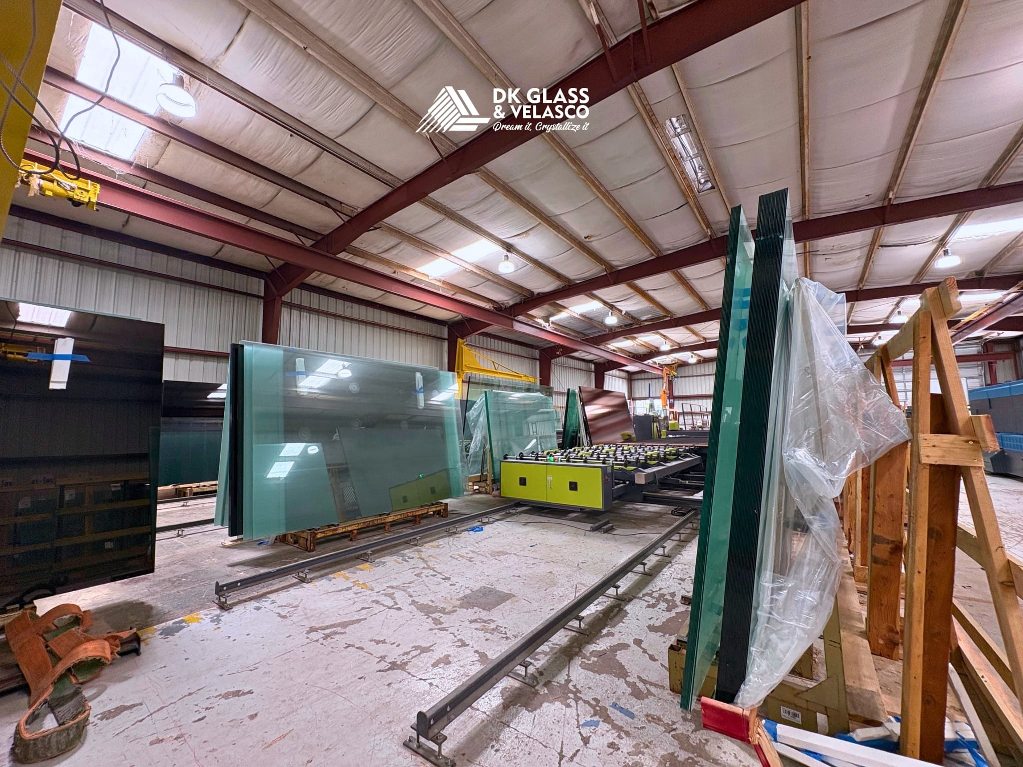 Specialty flat glass prepared for project scope