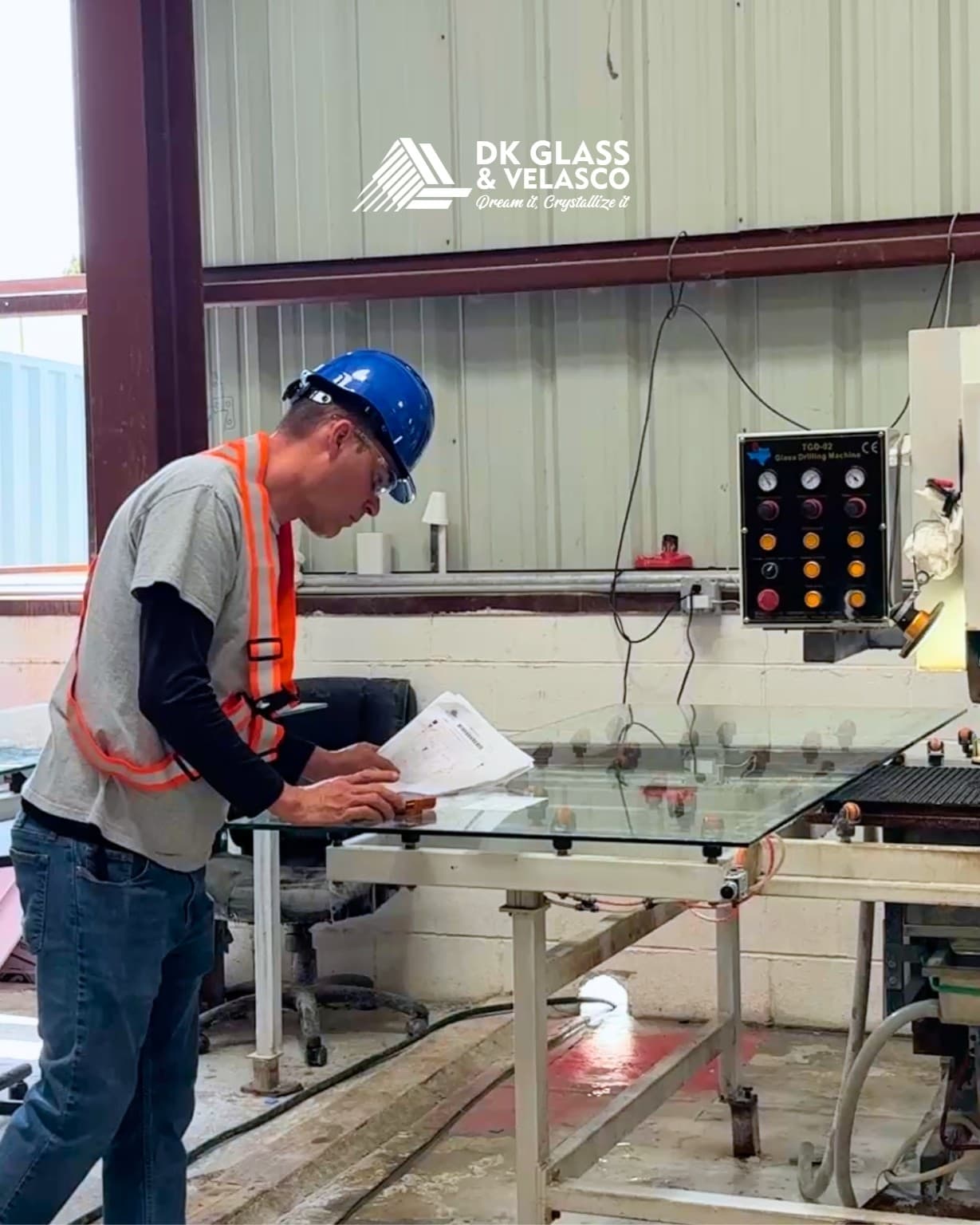 Custom fabricated architectural glass